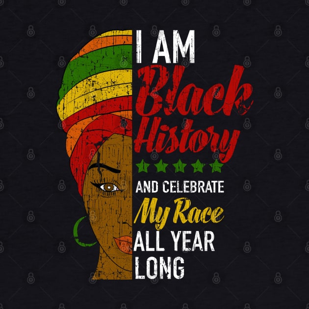 I Am Black History Afrocentric Woman by blackartmattersshop